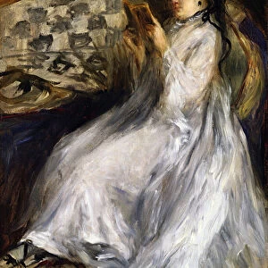 Woman in White Reading, 1873 (oil on canvas)