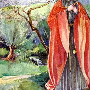 Womans costume in reign of John (1199 - 1216)
