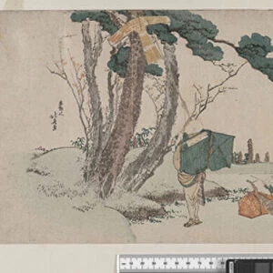 Women distracting a Child whose Kite is caught in a Tree, Edo Period, c