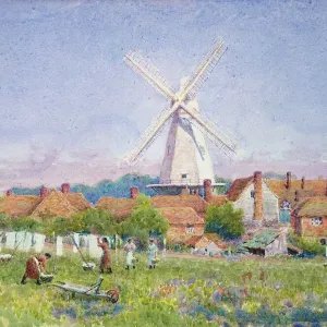 Women Hanging Washing, Cranbrook Mill, Kent