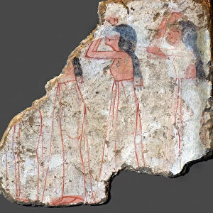 Women mourning, wall painting, Thebes, 1400-1200 BC