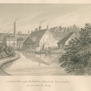 Worcestershire - Droitwich - Salt Works: sepia drawing, 1833 (drawing)