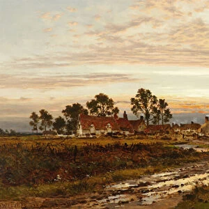 Worcestershire Morning Clearing after Rain, 1897 (oil on canvas)