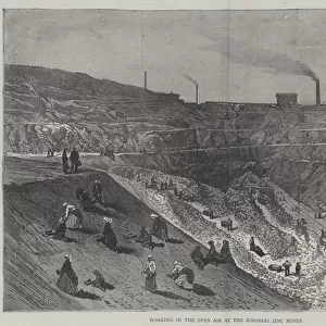 Working in the Open Air at the Scharlei Zinc Mines (engraving)
