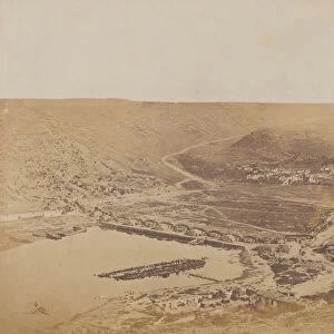 The Woronzoff Road from Sevastopol, 1855 (b / w photo)