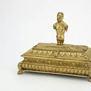 Writing casket, c. 1540-1550 (gilt-bronze)