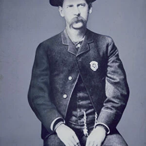 Wyatt Earp (1848-1929) June, 1883 (b / w photo)