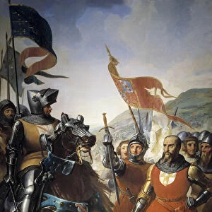 Hundred Years War (1337-1453): detail of "Battle of Cocherel