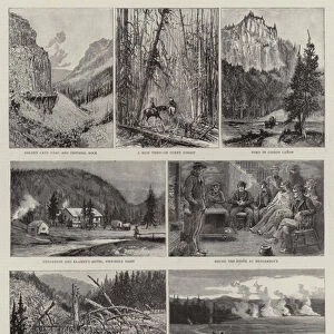 Yellowstone Park, Illustrated, I (engraving)