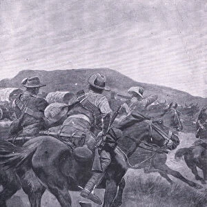 Yeomanry attacking De Wets rearguard and transport