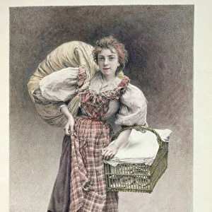 Young Washerwoman, from L Estampe Moderne