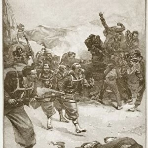 The Zouaves took one of the barricades by a dashing bayonet charge