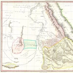 1818, Pinkerton Map of Abyssinia, Ethiopia, Sudan and Nubia, John Pinkerton, 1758 - 1826