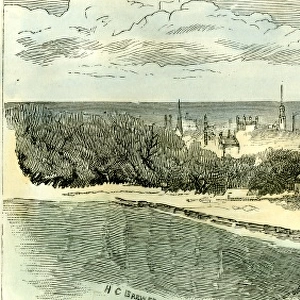 Aberdeen, 1885, U. K. From the Rubislaw Road