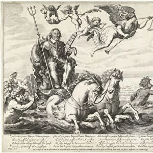 Admiral Maarten Tromp Harpertsz on chariot, Cornelis van Dalen (II), Wouter Muller