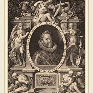 Aegidius Sadeler II after Hans von Aachen (Flemish, c. 1570-1629), Rudolph II, 1603