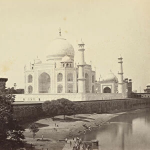 Agra Taj River Samuel Bourne English 1834 1912