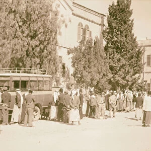 Ain Karem bus shot 24 1938 Government Hospital