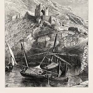Al the Old Mole, Gibraltar and Ronda, 19th century engraving