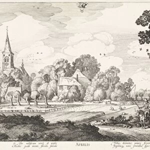 April, Jan van de Velde (II), Claes Jansz. Visscher (II), 1618