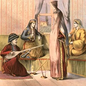 Armenian bride, Travels through Turkey 1862. By Rev. Henry J. Van Lennep, 1815 - 1889