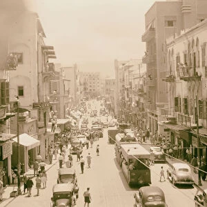 Ave Wegand Place des Cannons Beirut 1945 Lebanon