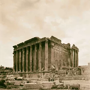 Baalbek Temple Bacchus N. W 1936 Lebanon Baʻlabakk