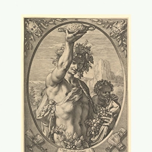 Bacchus n. d Engraving sheet 9 13 / 16 x 7 3 / 16