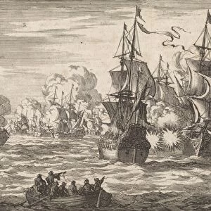Battle of Messina, 1676, Jan Luyken, Pieter van der Aa (I), 1698