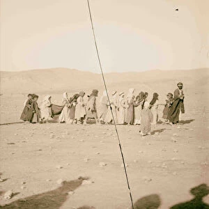Bedouin playing wolf sheep 1898 Bedouin nomadic Arab