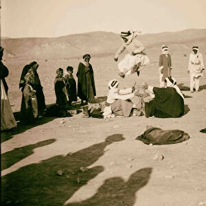 Bedouin wedding Jumping competition 1900 Bedouin