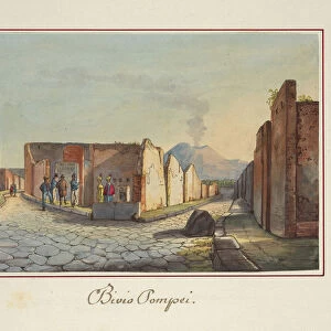 Bivio Pompei Pompei Unknown Watercolor 1840?