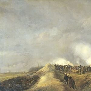 Bombardment Naarden April 1814 Shooting ramp