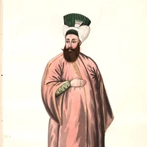 Bostandji-bachy [bostanji bashi], ou chef de la garde impa riale. [14], Mahmud II