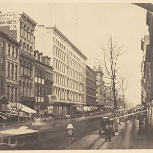 Broadway Looking North Grand Broome Streets Attributed