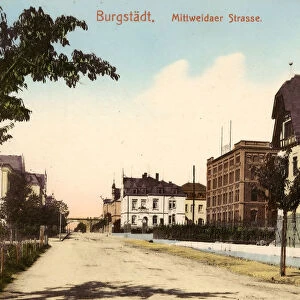 Buildings Burgstadt 1908 Landkreis Mittelsachsen