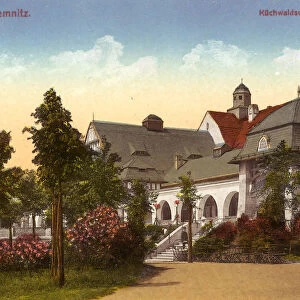 Buildings Chemnitz Restaurants 1912 Küchwaldschanke