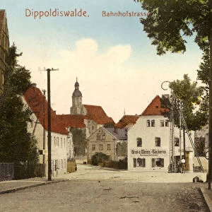 Buildings Dippoldiswalde Bakeries Saxony Churches