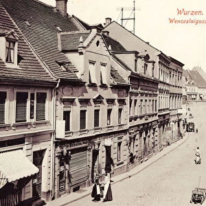 Buildings Wurzen Shops Saxony 1906 Landkreis Leipzig