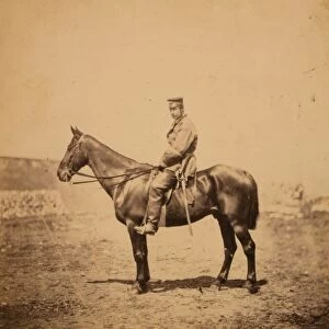 Captain Pechell, 77th, Crimean War, 1853-1856, Roger Fenton historic war campaign photo
