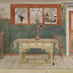 Carl Larsson Dining Room Home 26 watercolors