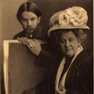 Clarence H. White, Alvin Langdon Coburn and His Mother, American, 1871-1925, c. 1909