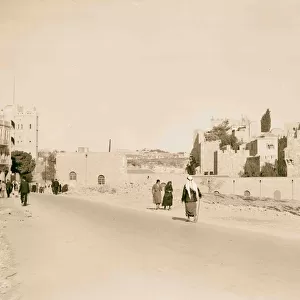 Clearing city wall buildings Damascus Gate demolished
