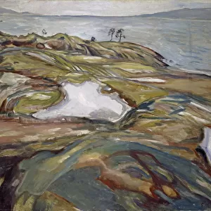 Coastal landscape 1918 oil canvas 120. 9 x 160 cm
