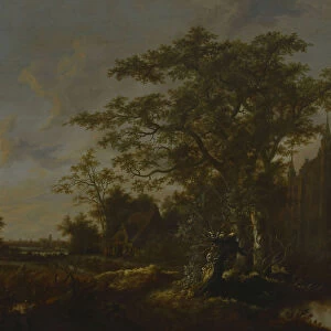 Cornelis Jansz Snellinck Fantasy landscape castle Zuylen