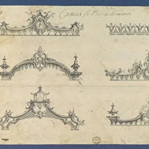 Cornices Beds Windows Chippendale Drawings Vol