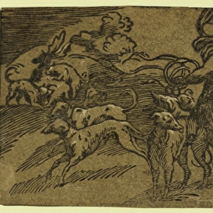 Diana hunting the stag, between 1530 and 1550