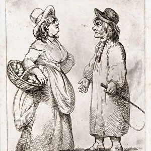 Drawings Prints, Print, Country Lovers, Publisher, Artist, Henry Wigstead, Thomas Rowlandson