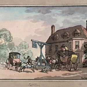 Drawings Prints, Print, Posting Inn, Artist, Thomas Rowlandson, British, London 1757-1827 London