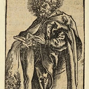 Drawings Prints, Print, Silver, Statuette, St. Bartholomew, Wittenberg Reliquaries